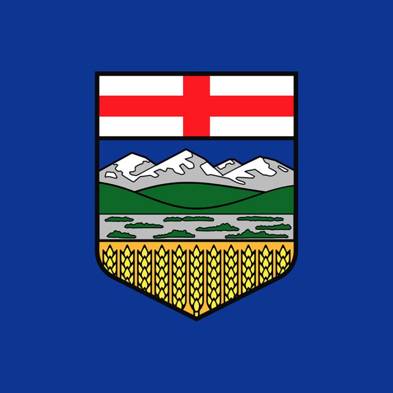Square Flag of Alberta