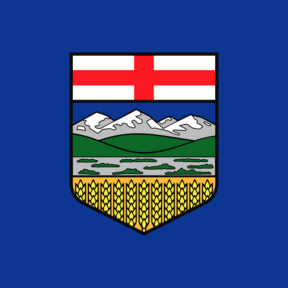 Square Flag of Alberta