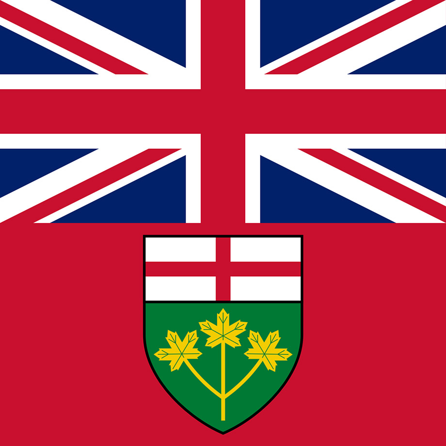 Square Flag of Ontario