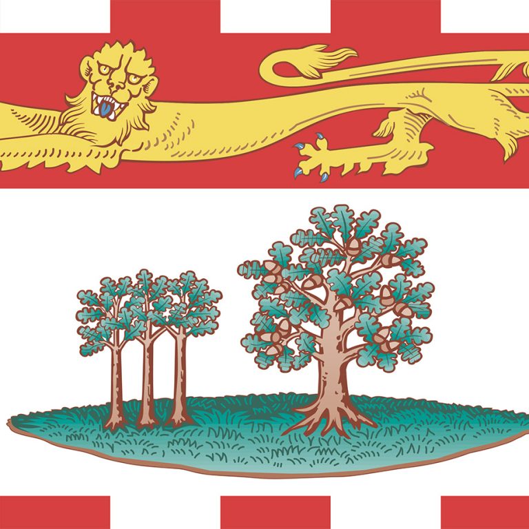 Square Flag of Prince Edward Island