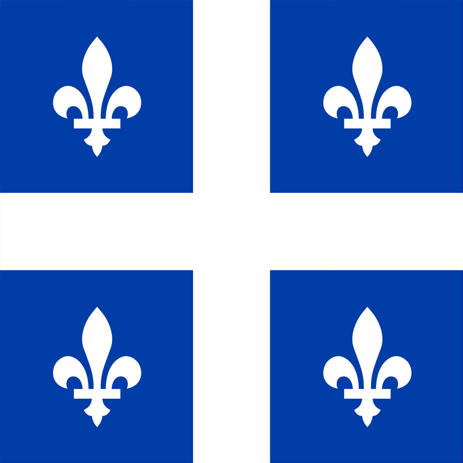 Square Flag of Quebec